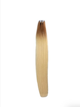 Extensions Cheveux Lisses NahaHair – Tie and Dye #4/613 Châtain Clair & Blond, 100 % naturels, texture premium